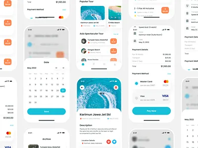 Travel App - Case Study case study holiday holiday app minimalist study case tour app travel app travel app case study traveling app ui uidesign uiux user interface userinterface