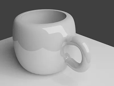 3D mug 3d animation blender cup digital art digitalarts maya mug white
