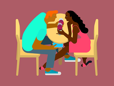 Date commercial illustration romance