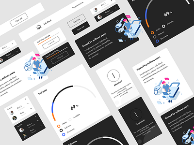 UI elements components design figma flat makeevaflchallenge makeevaflchallenge4 minimal product design ui ui elements ui kit user interface