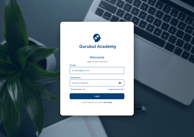 Login UI branding login login page login ui logo sign up typography ui uiux