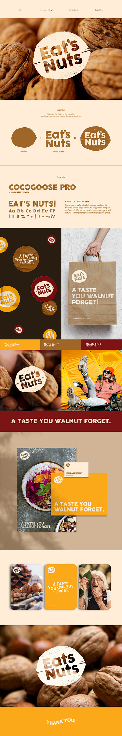 Eats Nuts branding food branding graphic design logo nuts visual identity
