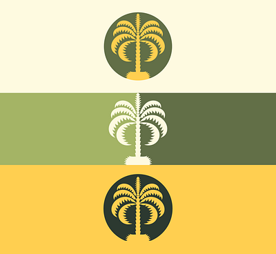 Dates Palm Pictogram arabic branding date palm graphic design logo middle eastern minimalist natural organic peace tree victory wellness