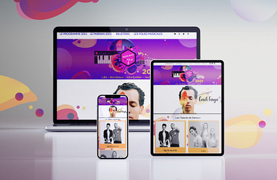 Landing Page digital design festival graphic design music ui design web design webdesign
