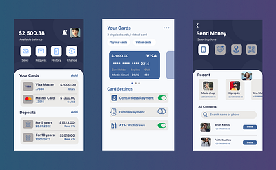 Bank App app bank design