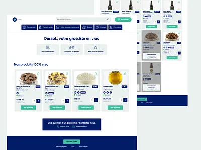 E-commerce B2B DurabL b2b design ecommerce ui ux webdesign website