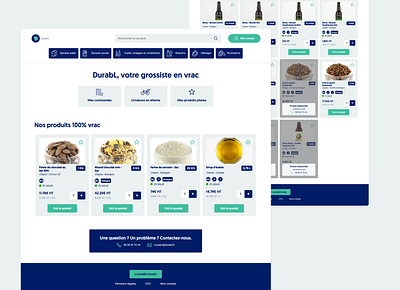 E-commerce B2B DurabL b2b design ecommerce ui ux webdesign website