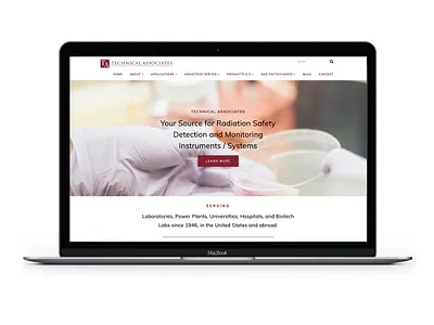 Technical Associates New Website branding business cards design marketing print collateral social media website