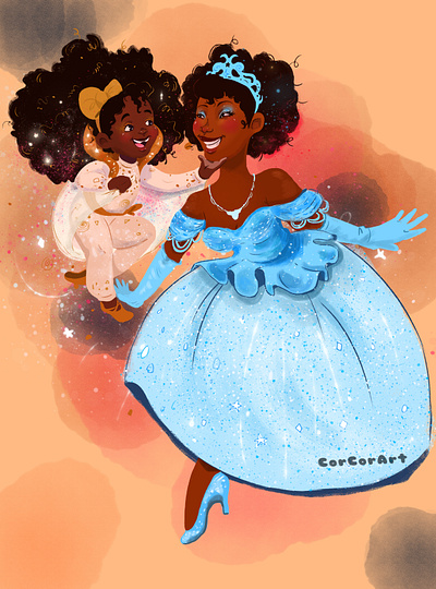 Cinderella Cosplay characterdesign characters childrens book cover art illustration kidlit kidlitart