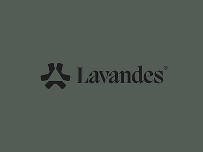 Lavandes® agriculture brand identity branding earth green harvest land logo planting typography