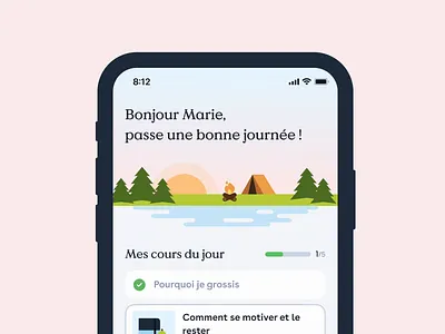Foodvisor | Hello you 👋 animation dashboard design illustration interaction interface ios mobile motion animation motion design motion graphics ui ux