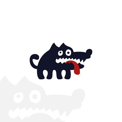 Funny Crazy Wolf Logo (for Sale) animal animals buy cartoon crazy dog dogs fun funny logo logos logos for sale logotype modern pet pets sale sales