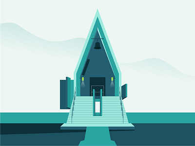 建筑插画练习-20220512 design 插图