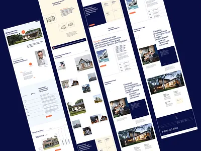 Construction company website design ui web webdesign