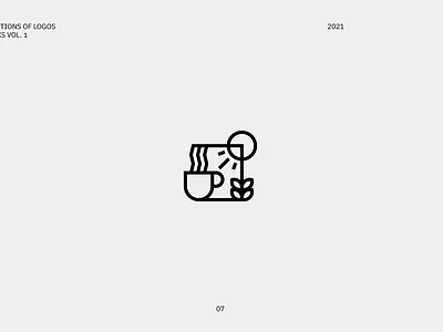 Coffee in the morning coffee design graphic design logo sun symbol view