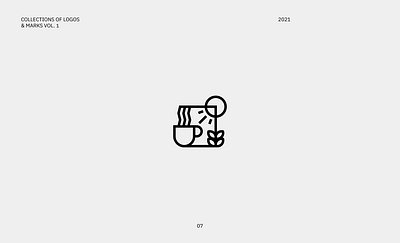 Coffee in the morning coffee design graphic design logo sun symbol view