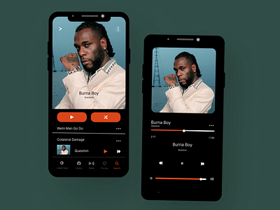 Day09 Music Player #DailyUIChallenge app design mobile application uiux design web application