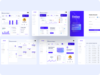 Financial Dashboard - Minimalist branding design finance graphic design minimalist tech ui user experience user interaction ux