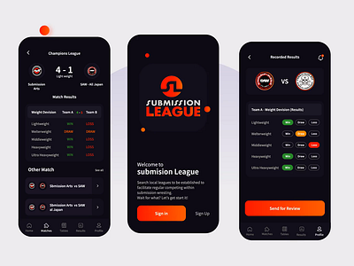 Wrestling League Mobile App UI/UX Design app design competition app design dark mode app design fighting app design fitness app design gym app gym app design gym mobile app health app design mobile app animation mobile app design mobile app ui ux design modern mobile app design modern ui design motion design ufc app design ui design ui ux design wrestling app design wrestling league