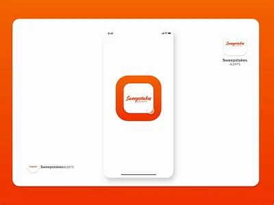 SweepstakesAlerts - Landing Page & Spin the Wheel Game Design ai app design flow game gamification illustration interaction interface ios iphone motion processing spin spin the wheel sweepstakes ui uidesign ux uxdesign