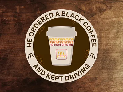 John Mulaney Coffee Sticker gift graphic design illustration sticker vector