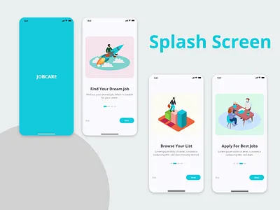 splash screen design app screen design dribble design mobile app screenshot splash screen start app ui user experience user interface welcome screen