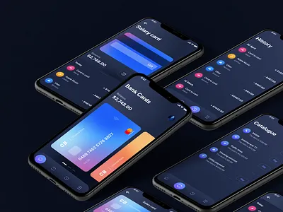Banking App Concept Design app concept design digitalbank fintech product design ui uiux ux
