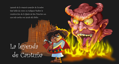 Leyenda de Cantuña branding comicsart conceptart digitalarts illustration skecht ui