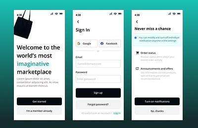 e commerce branding design graphic design logo product design ui ux