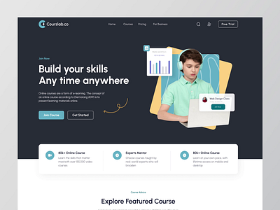 CourseLab - Webflow Website Landing Page Development. It's Live! caddyflow course designer figmatowebflow onlinecourse uidesign uidesigner uiuxdesigner webflow webflowagency webflowdesigner webflowdeveloper webflowdevelopment webflowpartner webflowwebsite websitedesign websitedevelopement