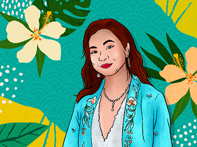 Adele Lim crazyrichasians design illustrations vector