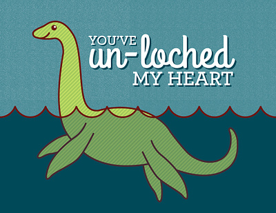 Unloched my heart animal animals card correspondence cute etsy funny graphic design greeting greeting card illustration kawaii pun shop vector