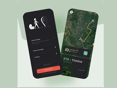 Location Tracker Page branding daily ui design graphic design ui ux