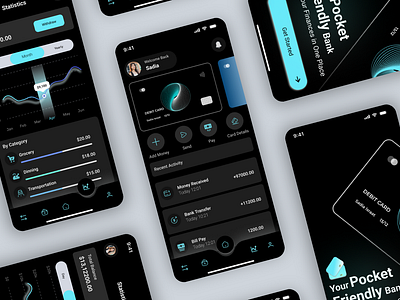 Finance - Banking Mobile App Design bank app design agency bank app ui ux design bank ui ux banking app best agency in dhaka digital design bank app figma figma ui ux finance app finance app design agency finance app design figma ui