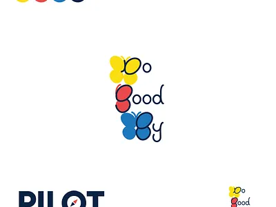 Do Good By Butterfly Logo branding butterfly chicago custom type custom typeface design do good good handlettering illustration illustrator kansas logo midwest motion graphics nonprofit nonprofit logos primary primary colors typography