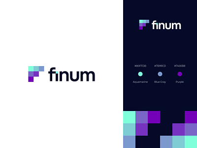 Finum Logo Design accountants accounting branding business chart design finance finum gedas meskunas glogo graph icon illustration letter logo monogram tax vector