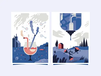 DecodExpo & Polygreen editorial illustration science sciencemagazine still life technology textures