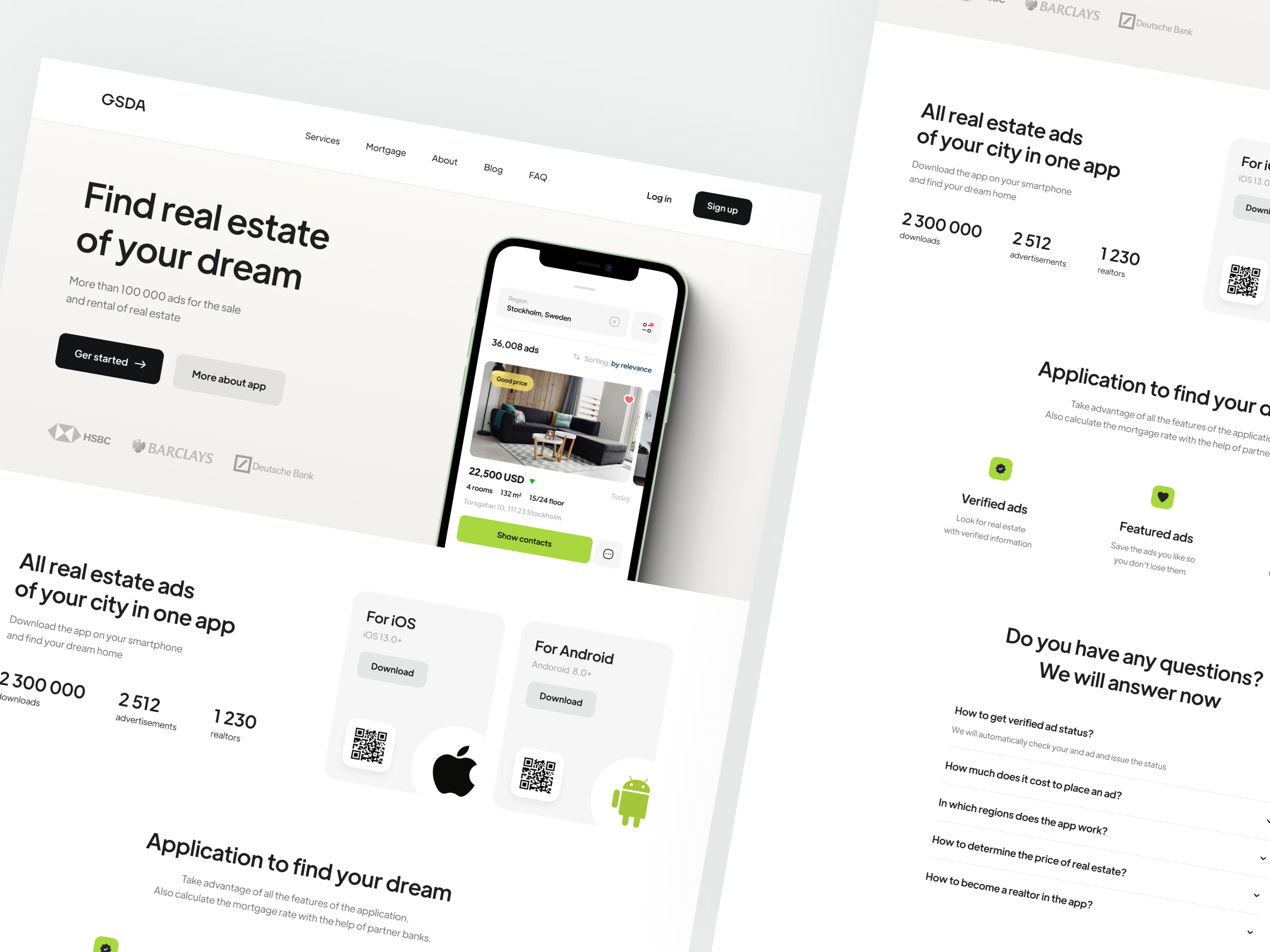 Example of Creative Landing Page
