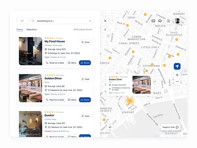 Map #029 029 a map app daily ui daily ui 029 dailyui desktop map ui web design