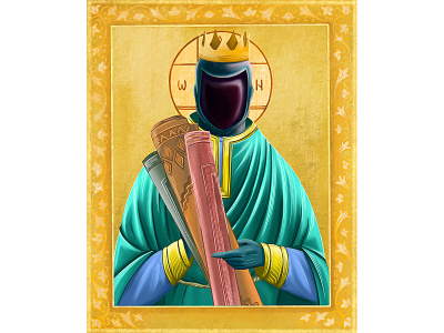 NFT art - 14 art beauty bitcoin crypto design drawing face graphic icon illustration king nft ortodox portrait