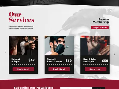 Website Landing Page adobexd ui ui design website