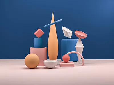 Tasty Composition in 3D 3d 3dart 3ddesign blender branding c4d dimension graphic design