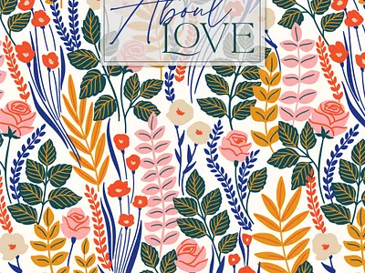 Rose flowers vector seamless pattern background bloom blossom design digital floral flower for licensing graphic design illustration leaf pattern roses seamless surface textile vector