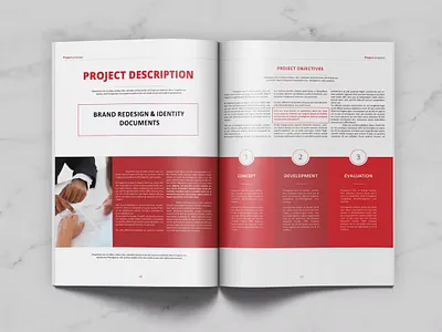 FREE Project Proposal branding buiding page catalog clean company company buiding design graphic design illustration indesign magazine motion graphics print printable project project proposal proposal template ui web design