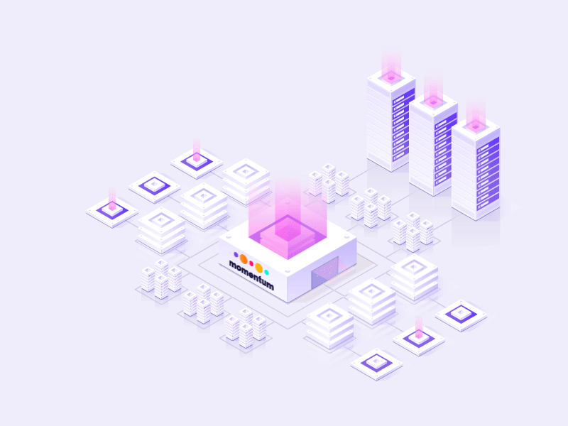 Data analytics illustration and animation by Iconic Graphics on Dribbble