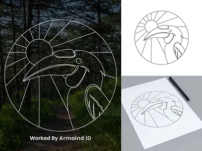 Rangkok Simple Lineart branding design graphic design illustration logo logo design