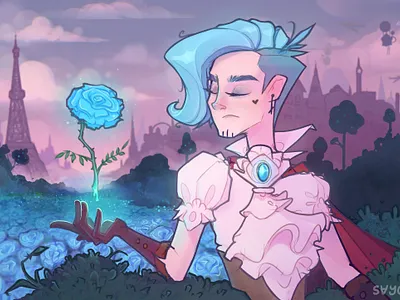 Prince of roses graphic design