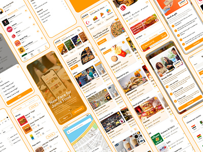 Jumia Food Delivery app "UI Redesign" adobe app delivery design figma food jumia mobile product design ui ux