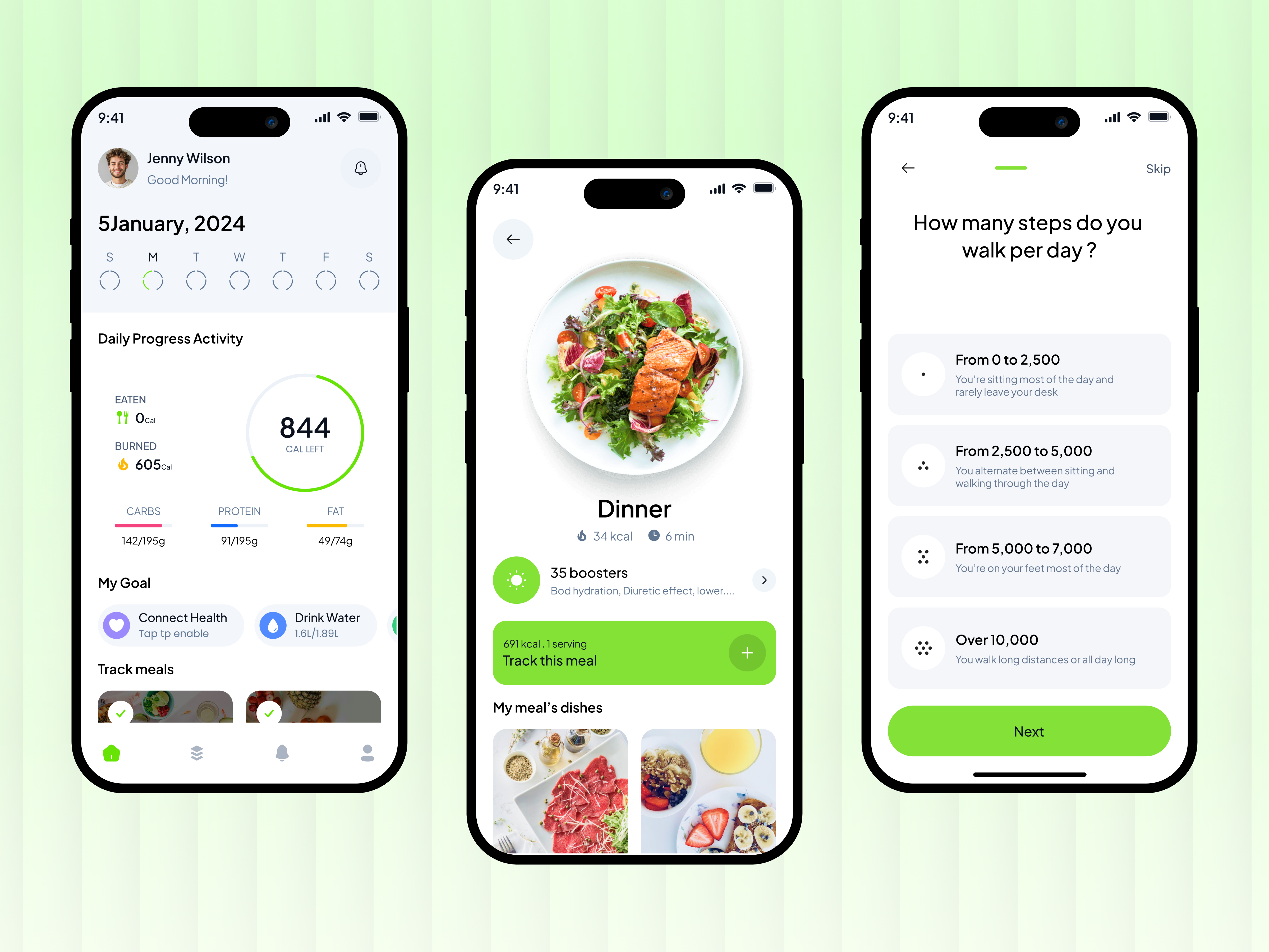 Nutrition Mobile App Design calorietracker dietapp fitnessapp foodtracker mealplanner nutritionapp nutritiontracker wellnessapp