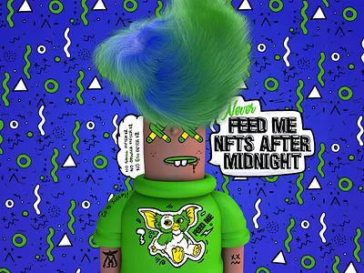 Chatty Outcasts - Midnight Feast 3d 3d art c4d cinema4d crypto cryptoart ethereum foundation illustration nft nftart render sketch